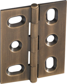 Decorative Butt Hinge, Mortise, Button Finial