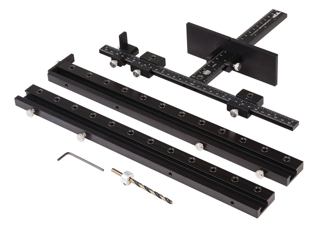 Cabinet Hardware Jig, with Shelf Pin and Long Handle