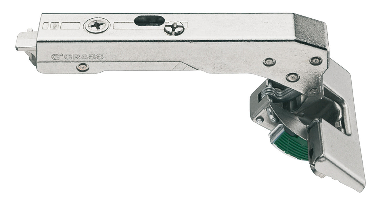 Concealed Blind Corner Hinge, Grass TIOMOS, 110° Opening Angle, Inset Mounting