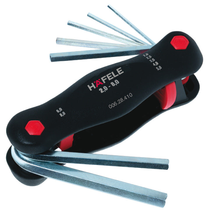 Folding Wrench Set, 7-piece