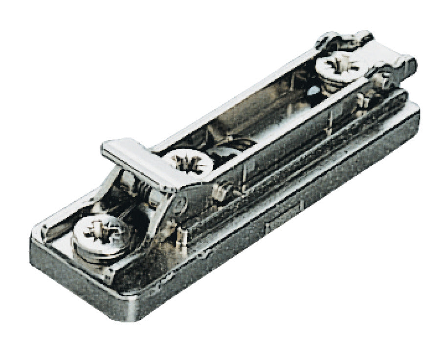 Clip Mounting Plate, Duomatic SM, zinc alloy, height adjustable via eccentric