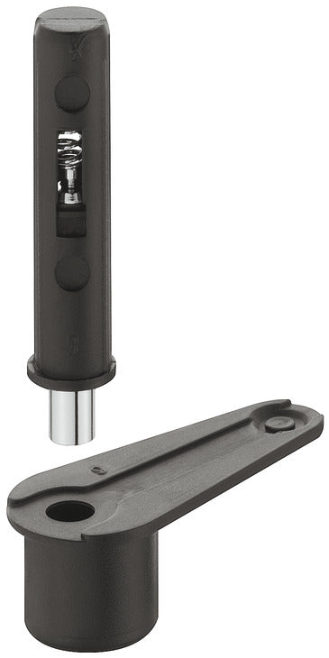 Pivot Hinge, 140° Opening Angle, Detachable