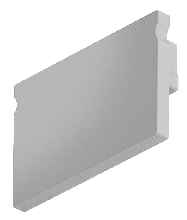 End cap for designer profile for under mounting, Plastic