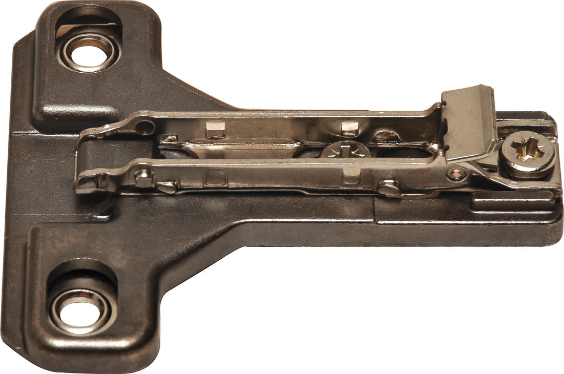 Clip Face Frame Mounting Plate, Salice, Titanium Finish, Screw-Mounted