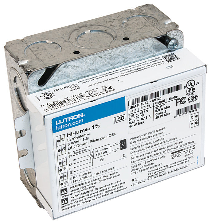 Lutron LED Driver, Ecosystem® 3-Wire