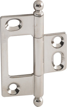 Decorative Butt Hinge, Non-Mortise, Ball Finial