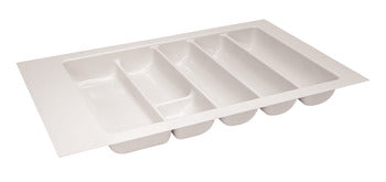 Cutlery Tray, Plastic, White
