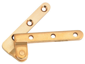 Corner Pivot Hinged, Cranked, 180° Opening Angle