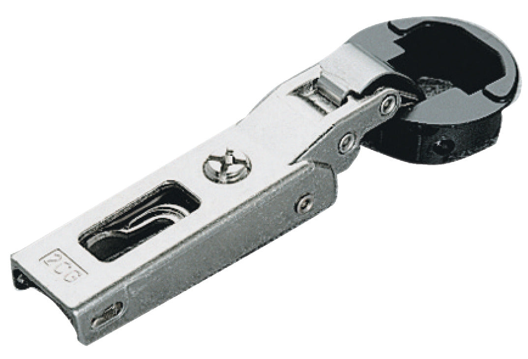 Glass Door Concealed Hinge, Salice, 94° Opening Angle, Self Closing, Half Overlay