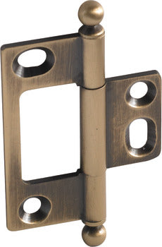 Decorative Butt Hinge, Non-Mortise, Ball Finial