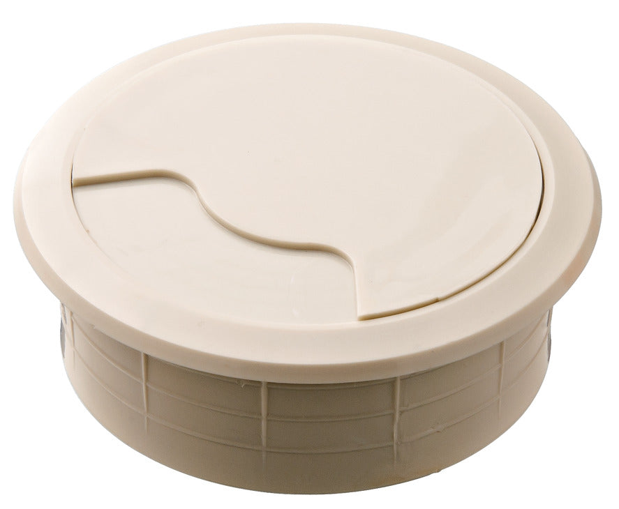 Plastic Cable Grommet, Two-Piece, Round, Ø60 mm