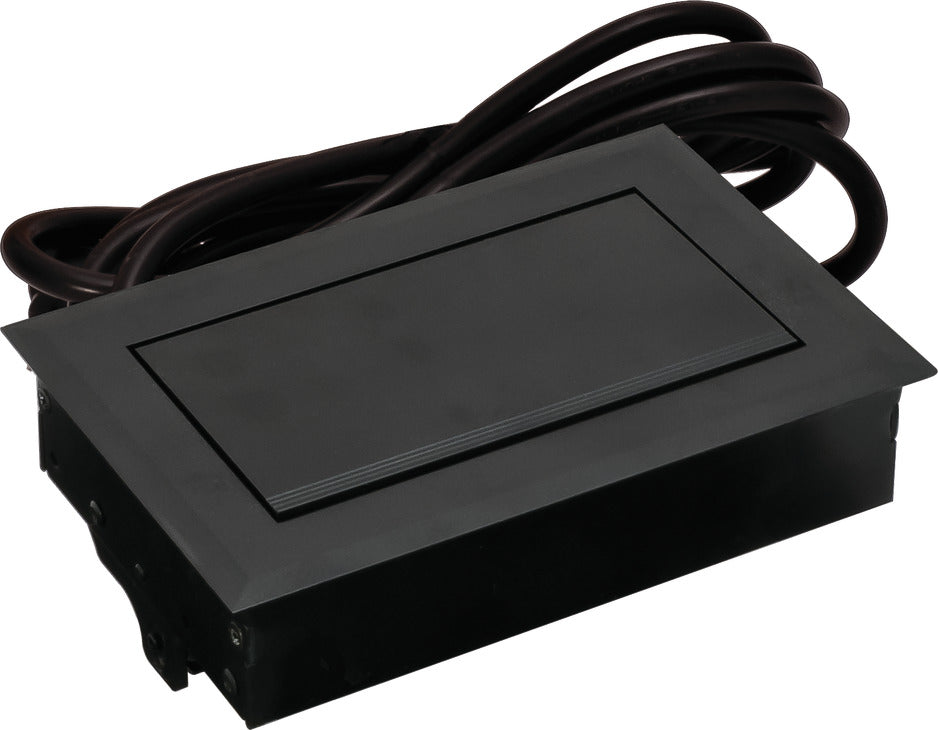 Hide-A-Dock Power/Data Station, 2 AC Outlets, 2 USB Ports