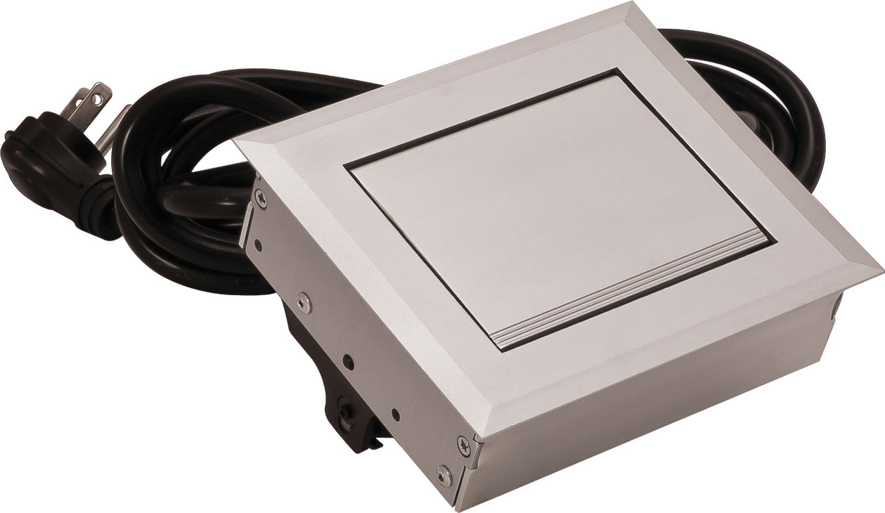 Hide-A-Dock Power/Data Station, 1 AC Outlet, 2 USB Ports