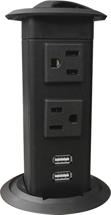 Pop-Up Power Station, AC, USB 2.1A