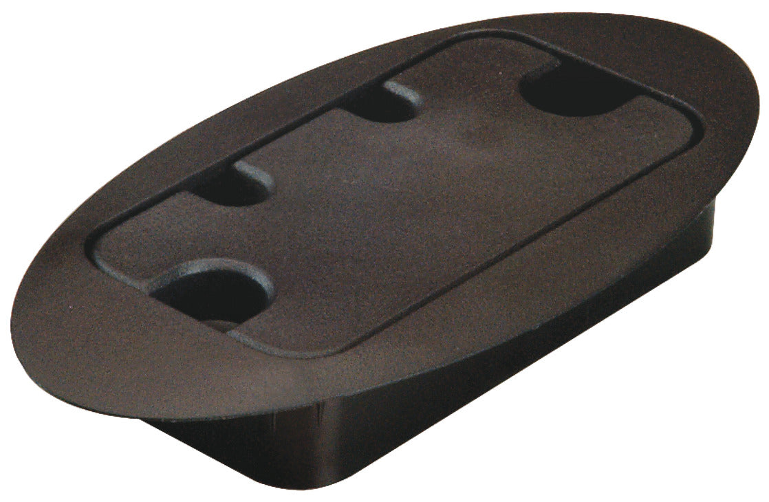 Plastic Cable Grommet, Two-Piece, Oval,150 x 75mm