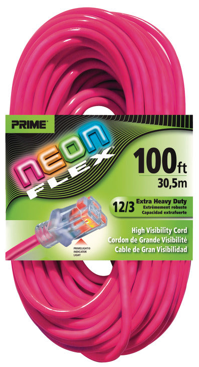 Extension Cord, High Visibility with Primelight® Indicator Light
