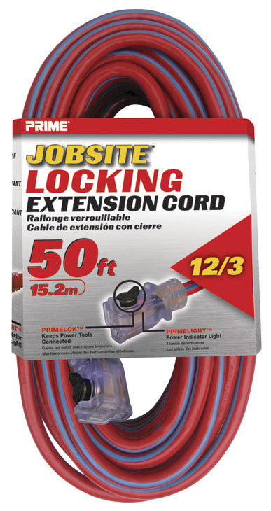 Extension Cord, Jobsite Locking with Primelok and Primelight® Indicator Light