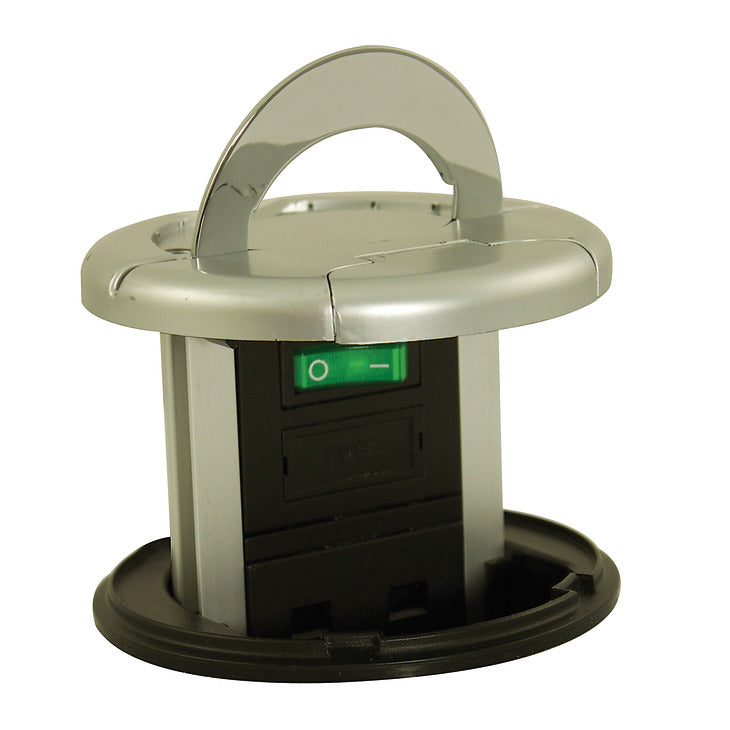 SensioPod Vertical Powerdock, 3 Outlets, 2 USB Ports, Splashproof