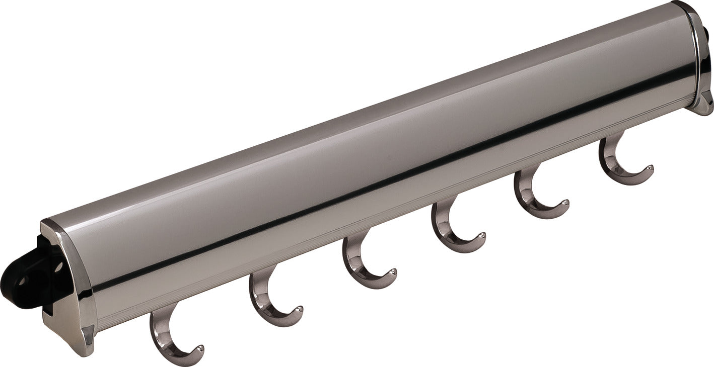 Fixed Accessory Rack, TAG Synergy Elite Collection, 6 Hook, 15 1/4"