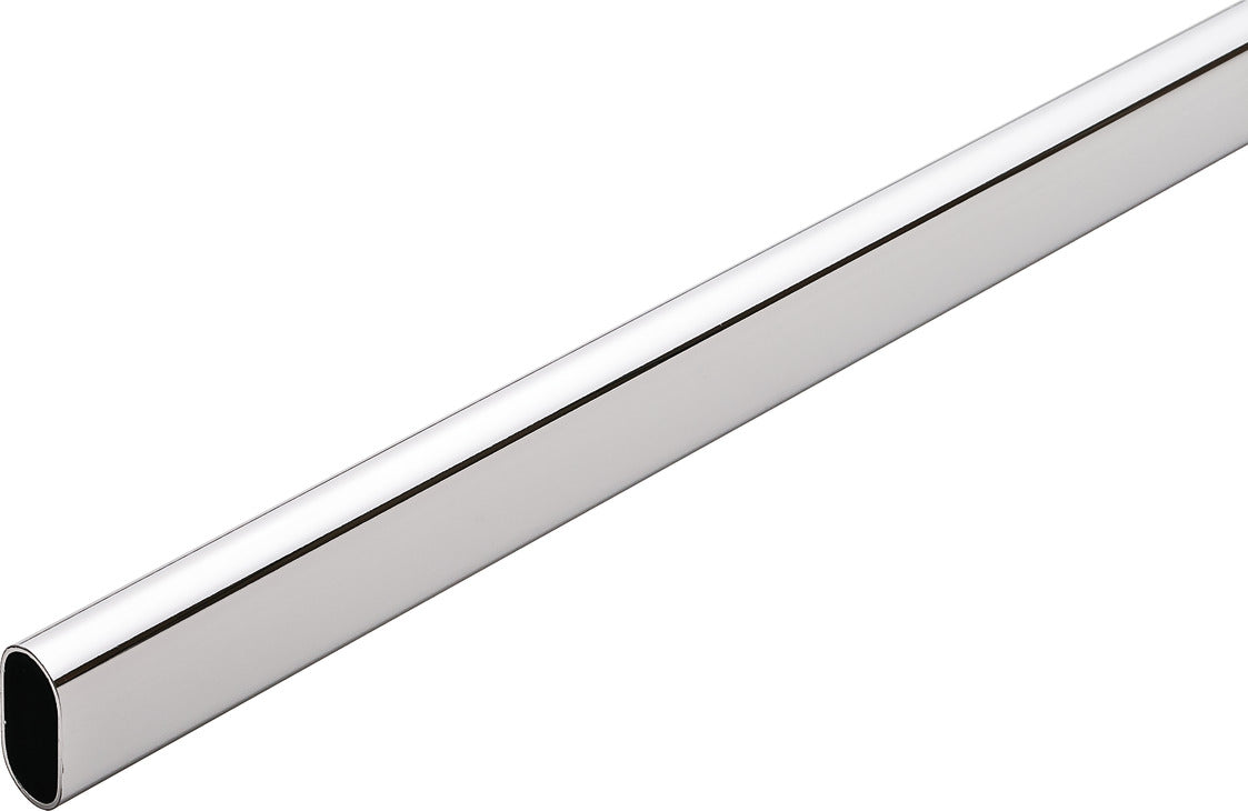 Welded Steel Oval Wardrobe Tube, with Supports