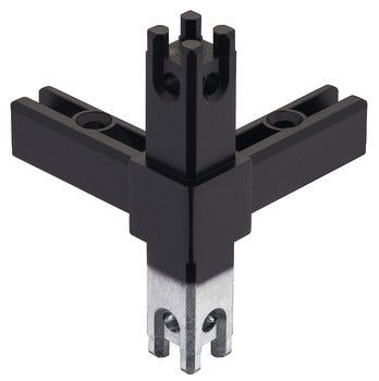 Corner joint, for multi-level shelf system, aluminum