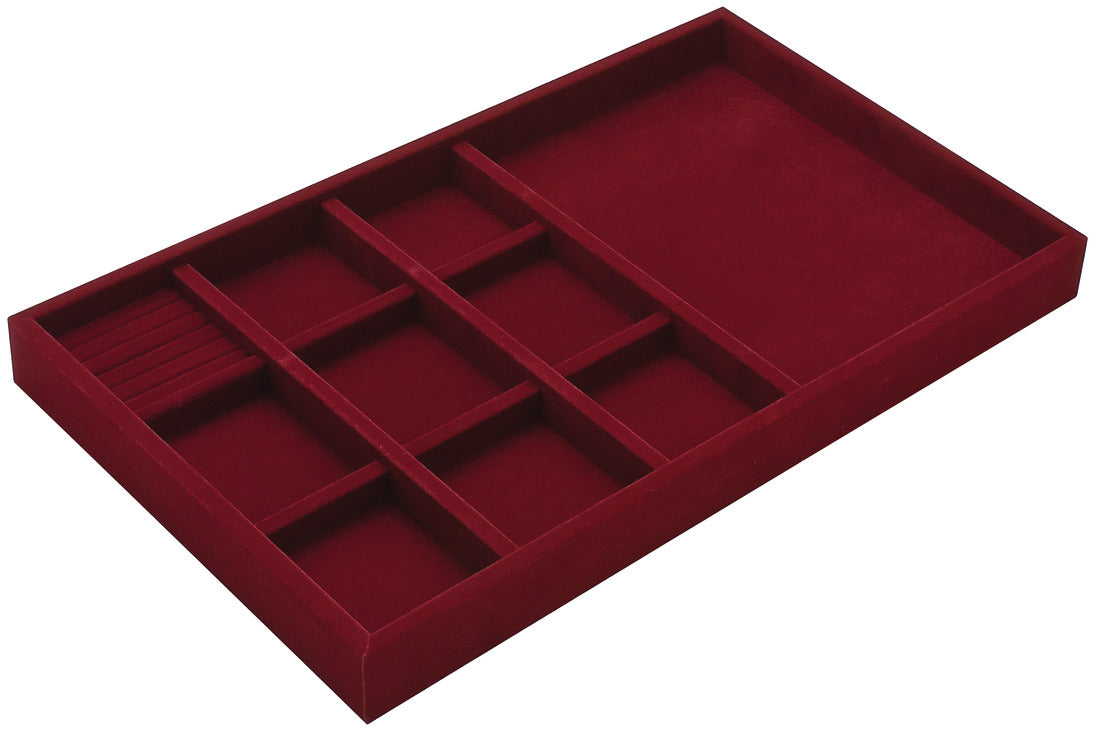 Jewelry Tray, 2" Depth Velvet
