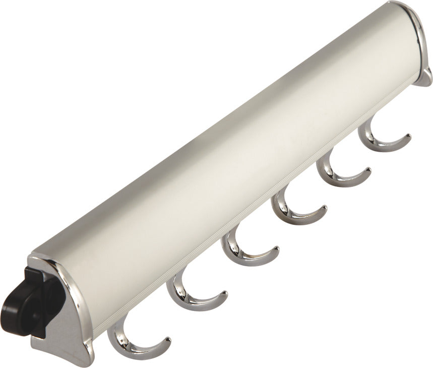 Fixed Accessory Rack, TAG Synergy Elite Collection, 6 Hook, 15 1/4"