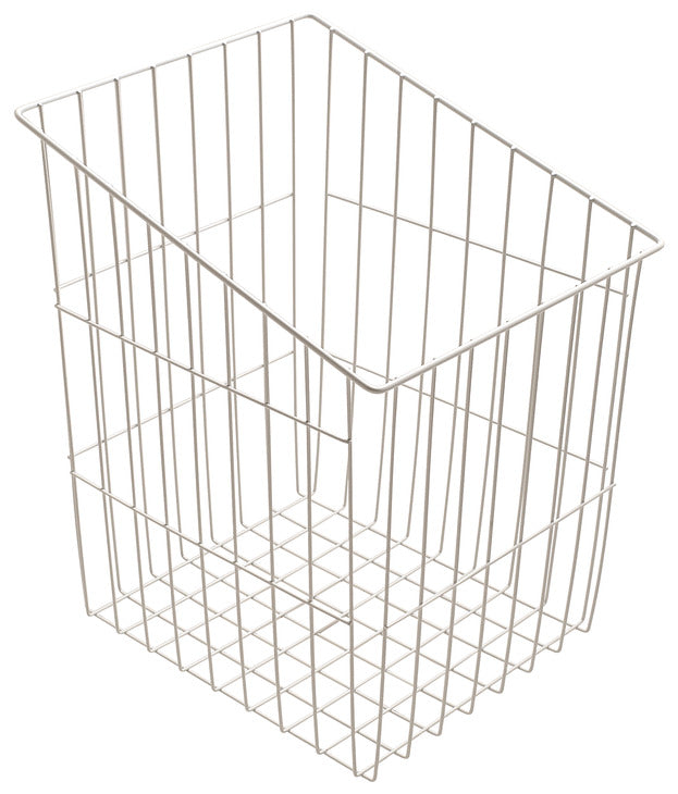 Wire Laundry Hamper, Slanted Hook-On
