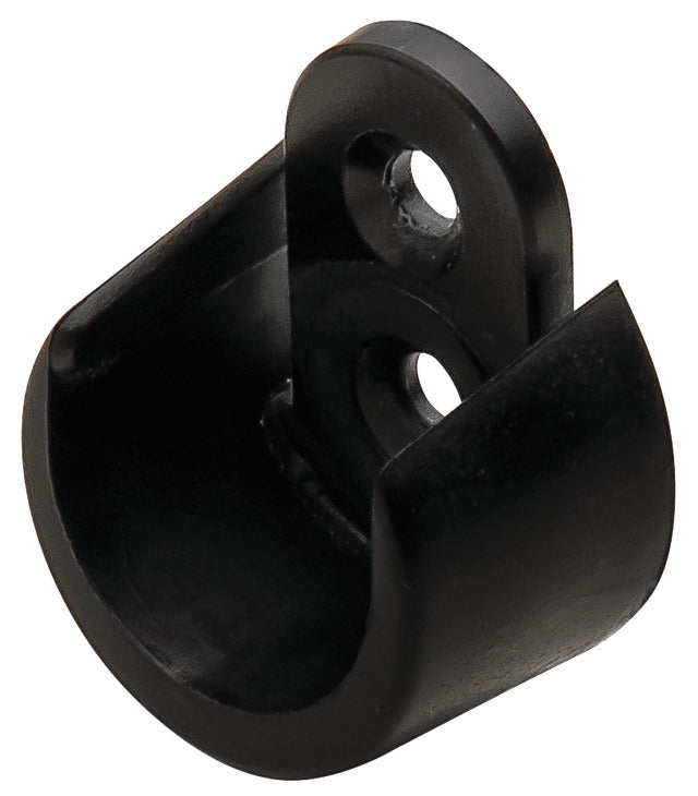 Plastic Wardrobe Tube Support, for Ø19 mm Round Wardrobe Tube