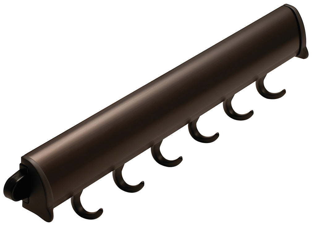 Fixed Accessory Rack, TAG Synergy Elite Collection, 6 Hook, 15 1/4"