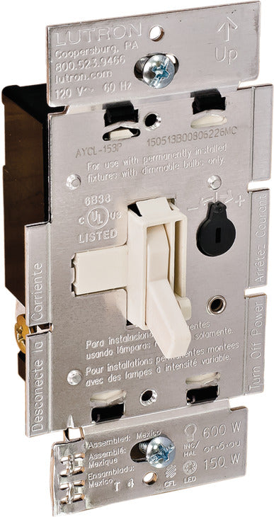 Lutron Wall Dimming Control, Ariadni, 2 Wire Forward Phase (CL)