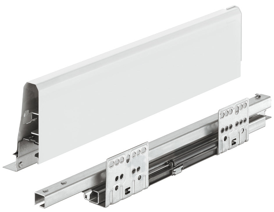 Drawer Set, Square Railing, HÃ¤fele Matrix Box S35, 120 mm Drawer Height