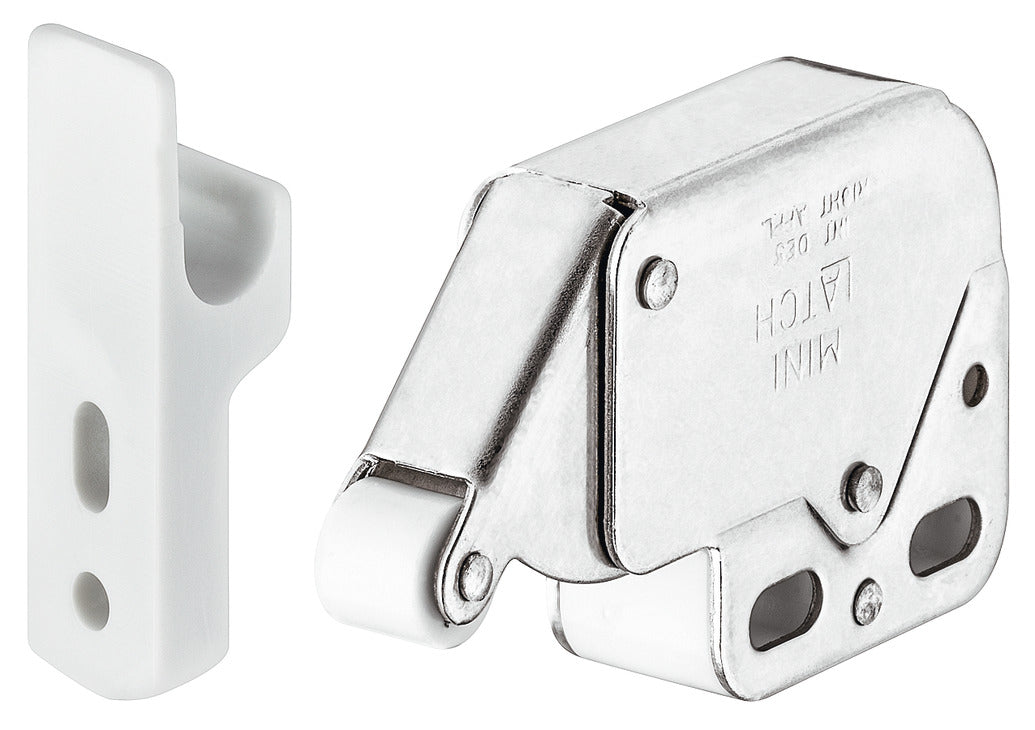 Mini-Latch Automatic Spring Catch, Mini-Latch, for screw fixing, catch