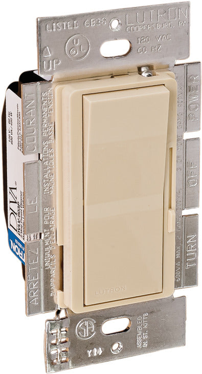 Lutron Wall Dimming Control, Diva, 2 Wire Low Voltage (LV)