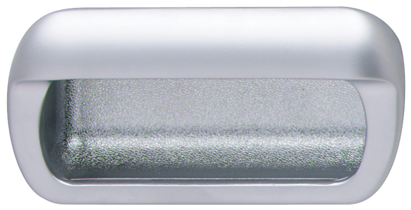 Inset Handle, Matt Chrome, Zinc