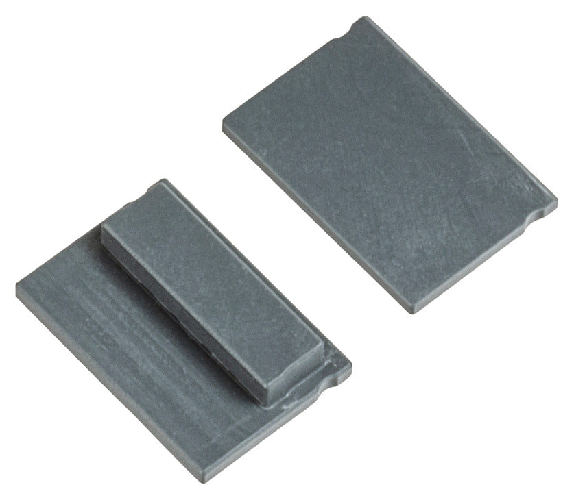 End cap for designer profile for under mounting, Plastic