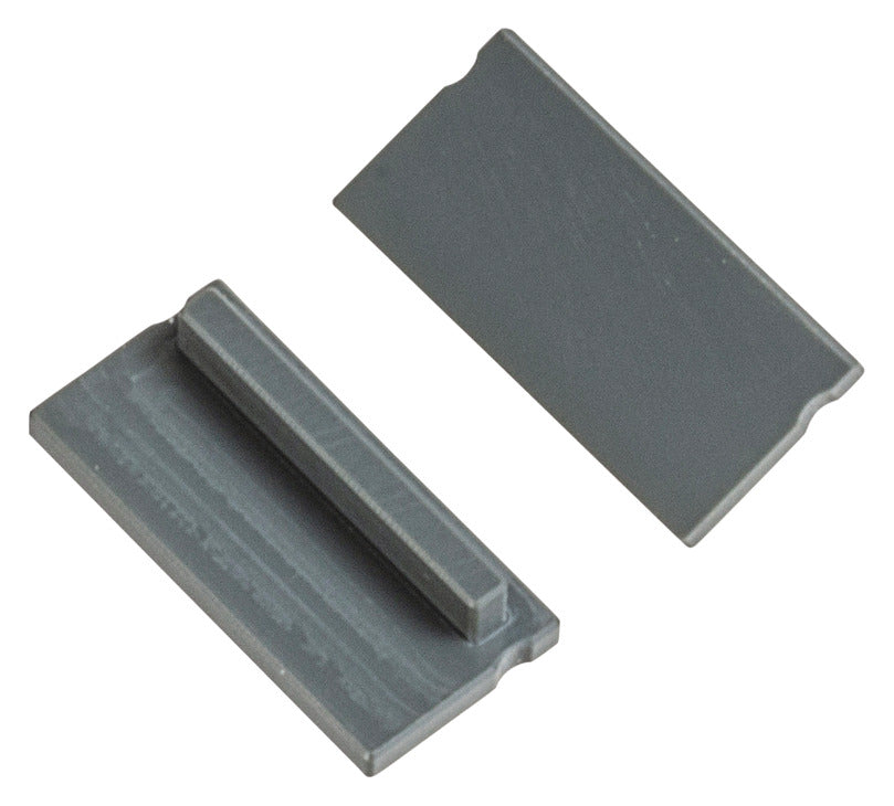 End cap for designer profile for surface mounting, Plastic