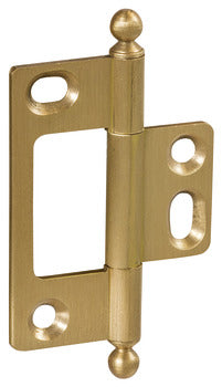 Decorative Butt Hinge, Non-Mortise, Ball Finial