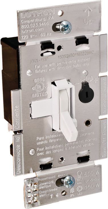 Lutron Wall Dimming Control, Ariadni, 2 Wire Forward Phase (CL)