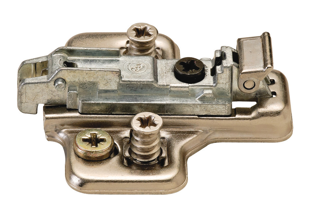Clip Mounting Plate, Salice, with Pre-Installed 11 mm Euro Screws