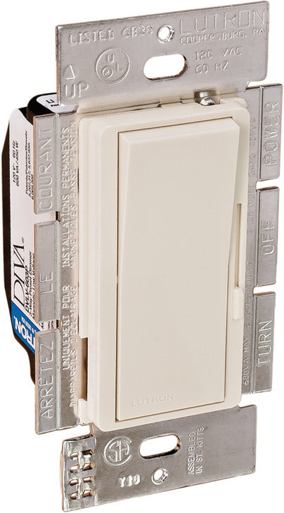 Lutron Wall Dimming Control, Diva, 2 Wire Low Voltage (LV)