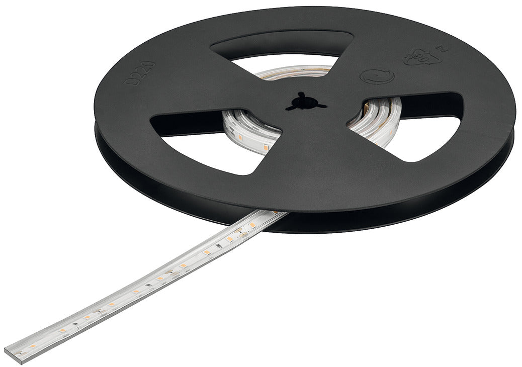 LED strip light with silicone sleeve, HÃ¤fele Loox5 LED 2063, 12 V, monochrome, (5/16") 8 mm