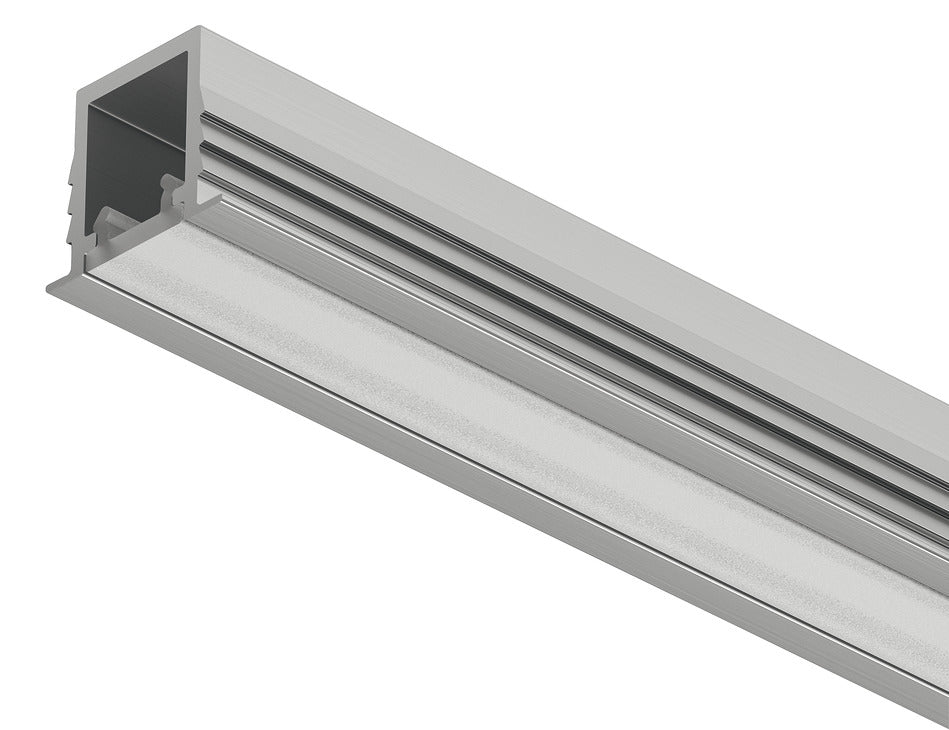Profile for recess mounting, HÃ¤fele Loox5 Profile 1104, for LED strip lights