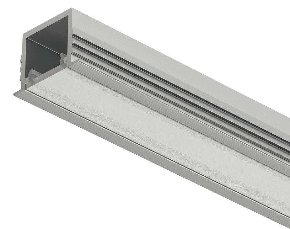 Profile for recess mounting, HÃ¤fele Loox5 Profile 1103, for LED strip lights