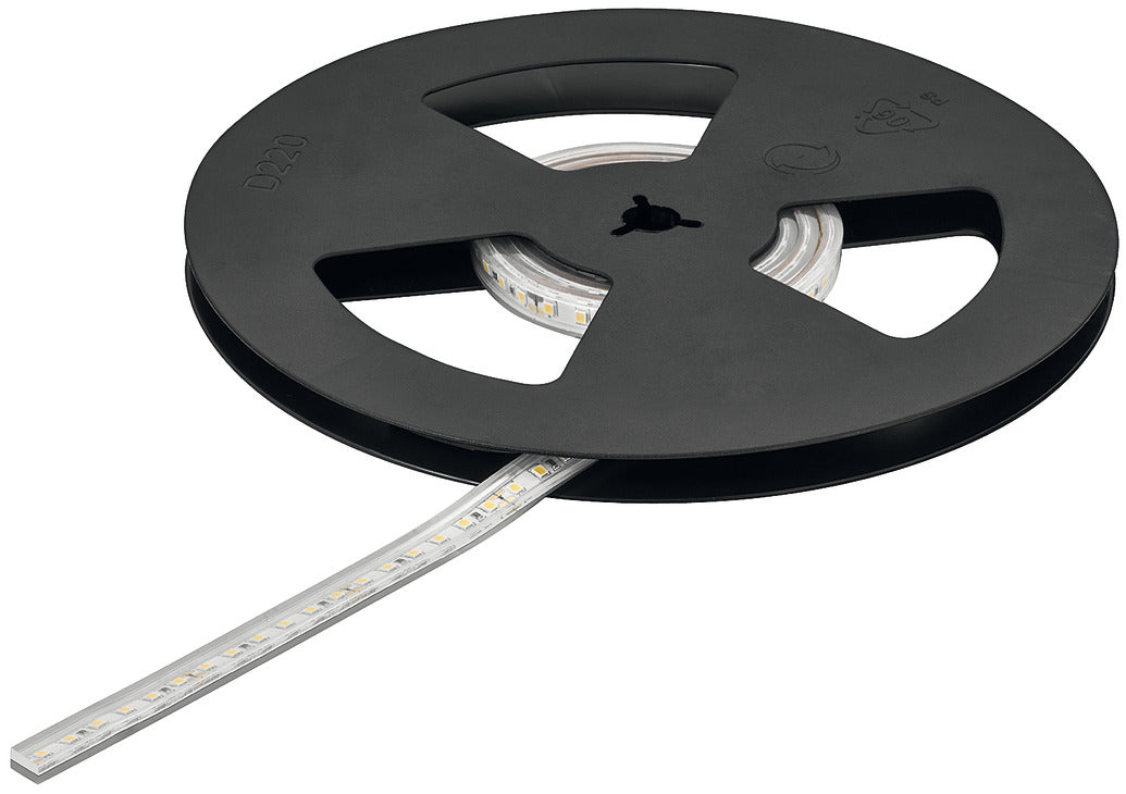 LED strip light with silicone sleeve, HÃ¤fele Loox5 LED 3043, 24 V, monochrome, (5/16") 8 mm