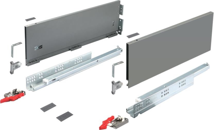 Drawer Set, HÃ¤fele Matrix Box Slim A, 175 mm Drawer Height