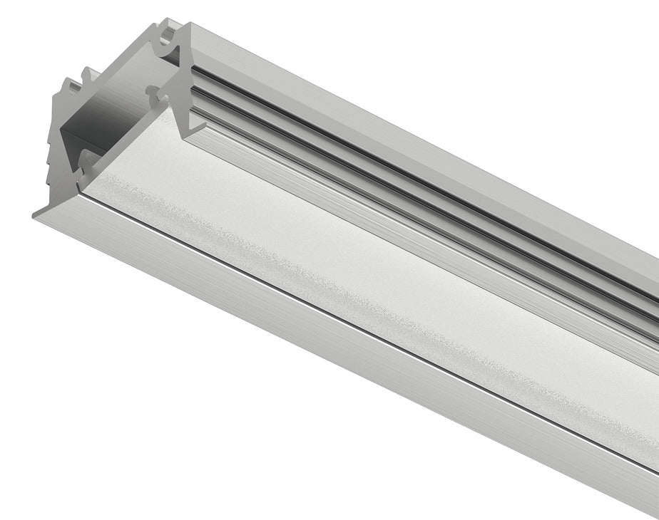 Profile for recess mounting, HÃ¤fele Loox5 Profile 1106, for LED strip lights