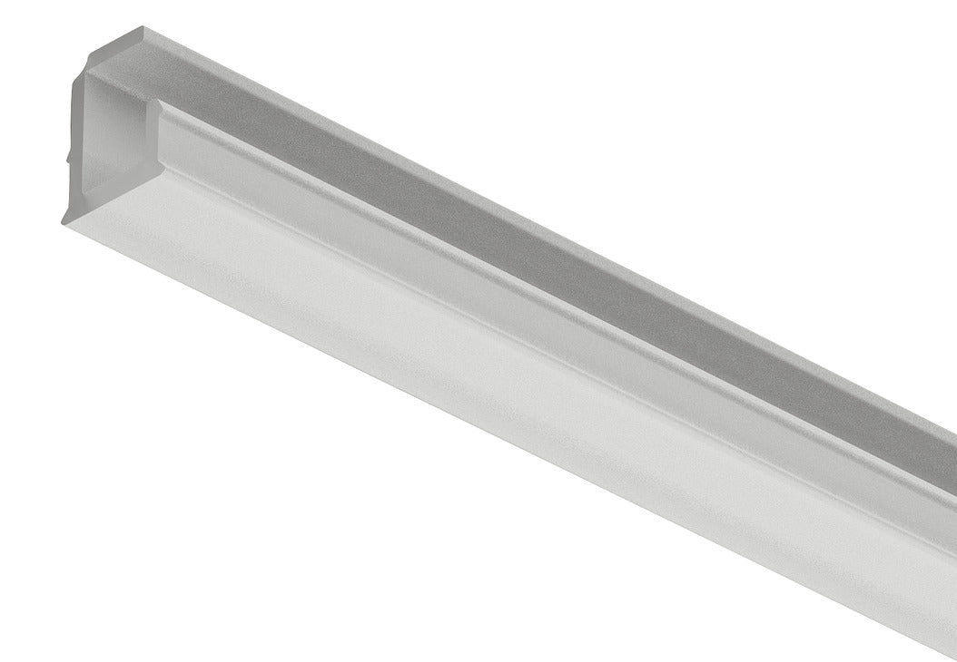 Profile for recess mounting, HÃ¤fele Loox5 profile 1102, for LED strip lights, plastic