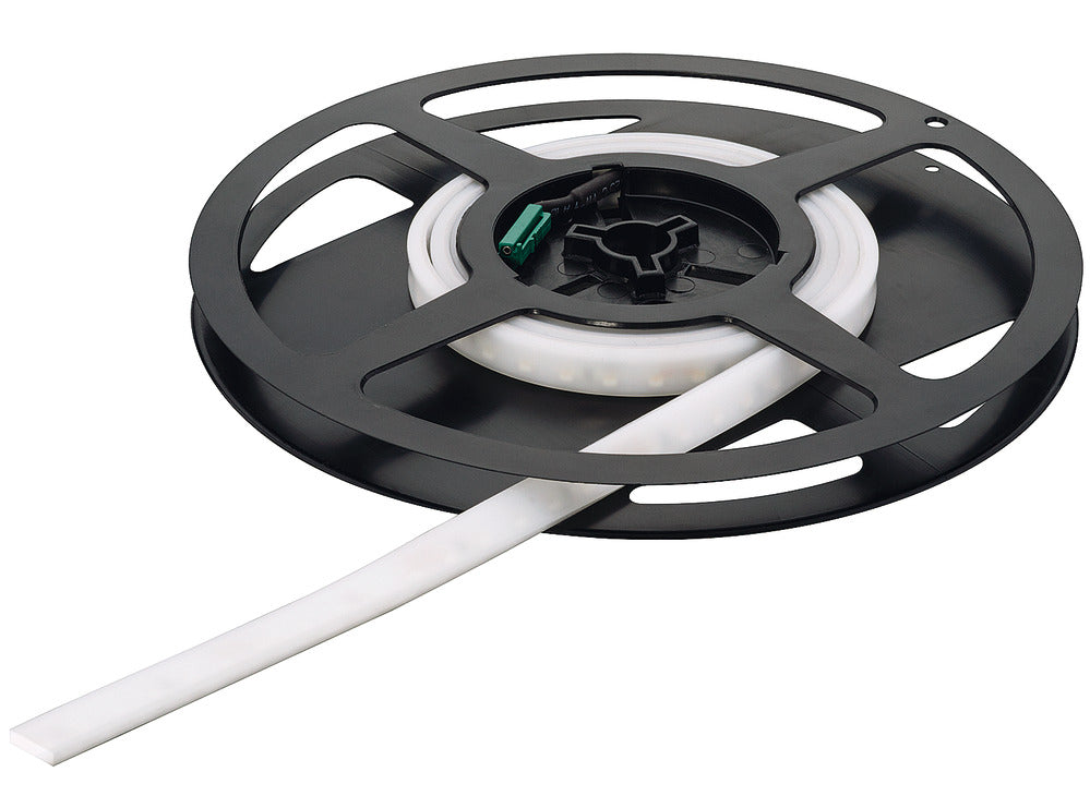 LED strip light with silicone sleeve, HÃ¤fele Loox5 LED 3099, 24 V, lateral beam