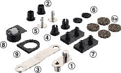 Table Top Swivel Fitting, Swiveling